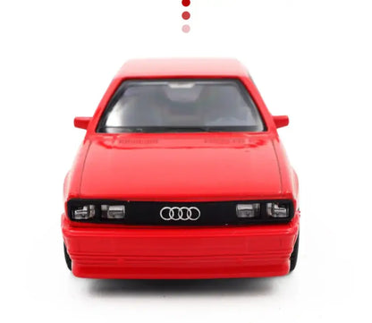 Audi Quattro 1980 1:36 – Metalowa Replika z Otwieranymi Drzwiami