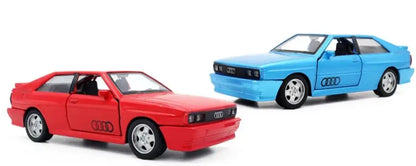 Audi Quattro 1980 1:36 – Metalowa Replika z Otwieranymi Drzwiami