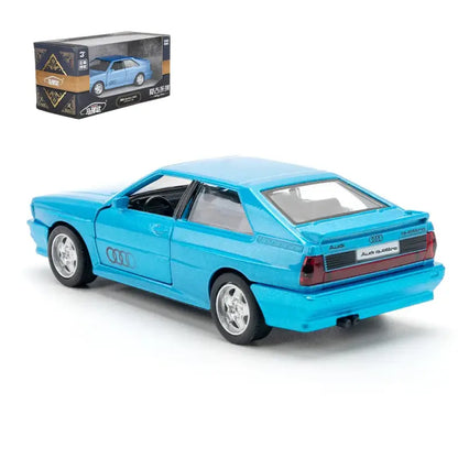 Audi Quattro 1980 1:36 – Metalowa Replika z Otwieranymi Drzwiami
