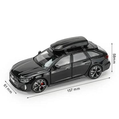 Audi RS6 1:32 – Metalowy Model Samochodu z Otwieranymi Drzwiami i Efektami Dźwiękowymi Idealny Prezent dla Chłopców
