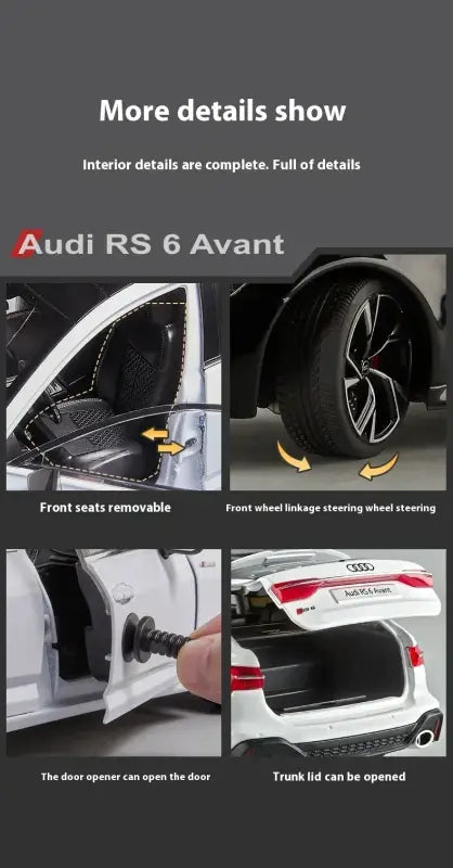 Audi RS6 Avant 1:18 – Metalowy Model Samochodu i Dekoracja