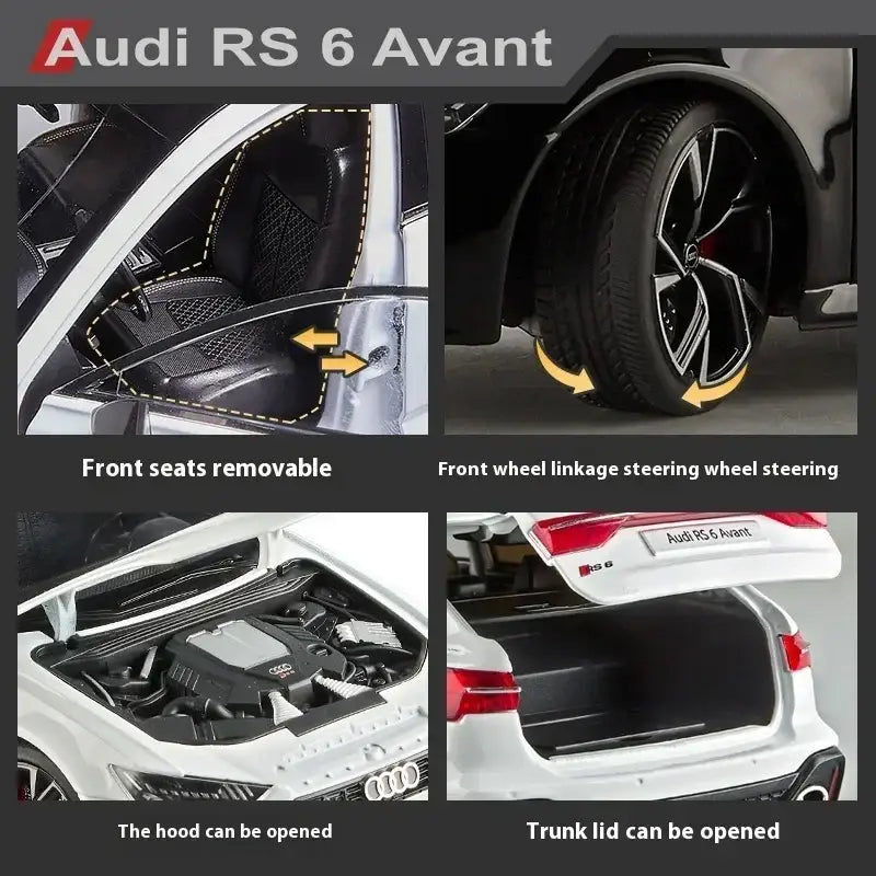 Audi RS6 Avant 1:18 – Metalowy Model Samochodu i Dekoracja