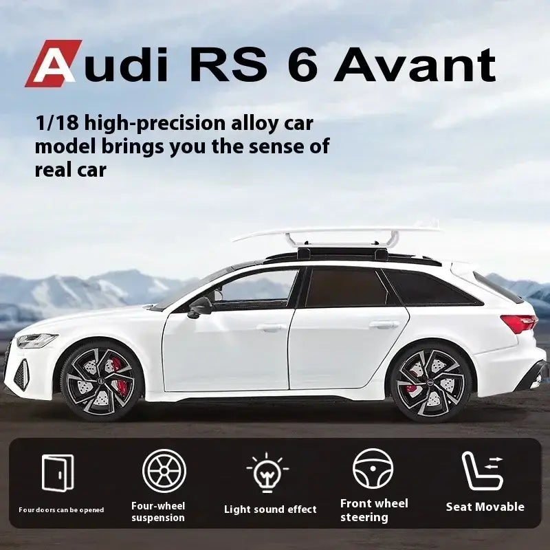 Audi RS6 Avant 1:18 – Metalowy Model Samochodu i Dekoracja