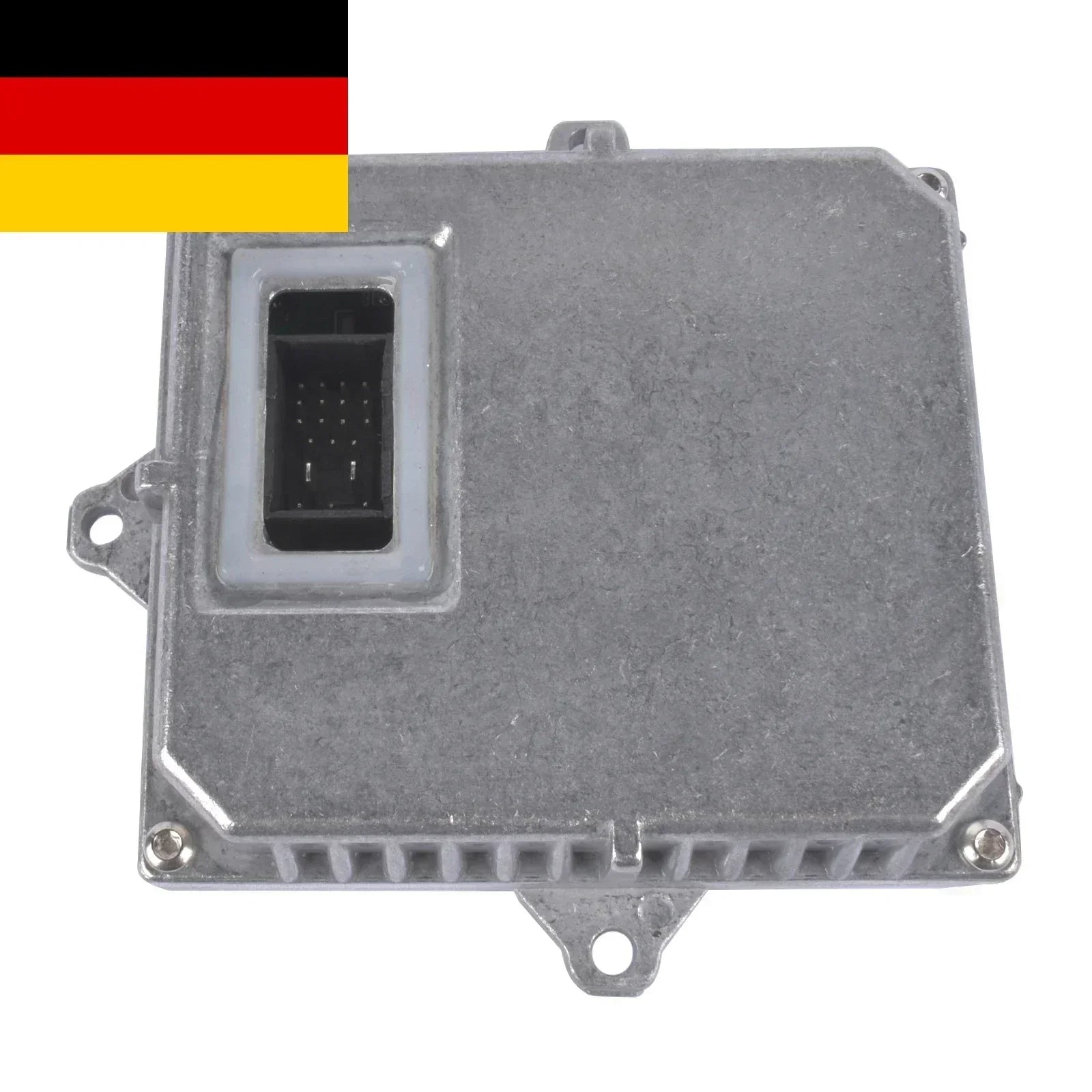 Srebrny metalowy xenon balast d2s d2r z czarnym złączem elektrycznym do audi i bmw