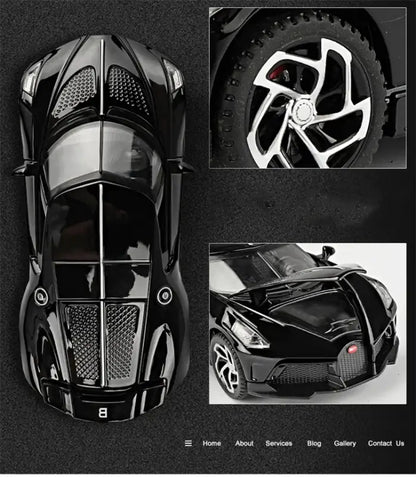 BGT La Voiture Noire 1:32 – Metalowy Model Samochodu Kolekcjonerska Replika Limitowana Edycja