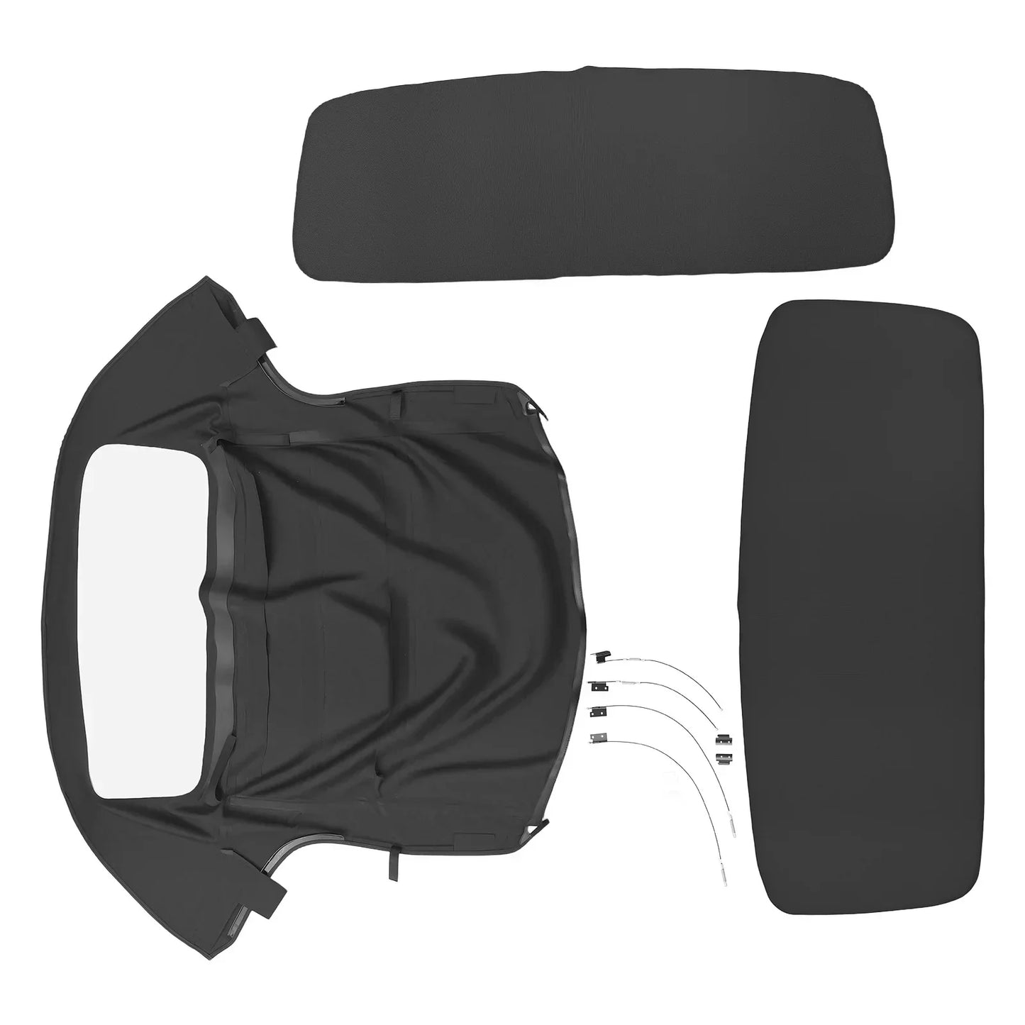 Miękki dach cabrio BMW Z3 E36 Roadster 1996–2002 PVC czarny
