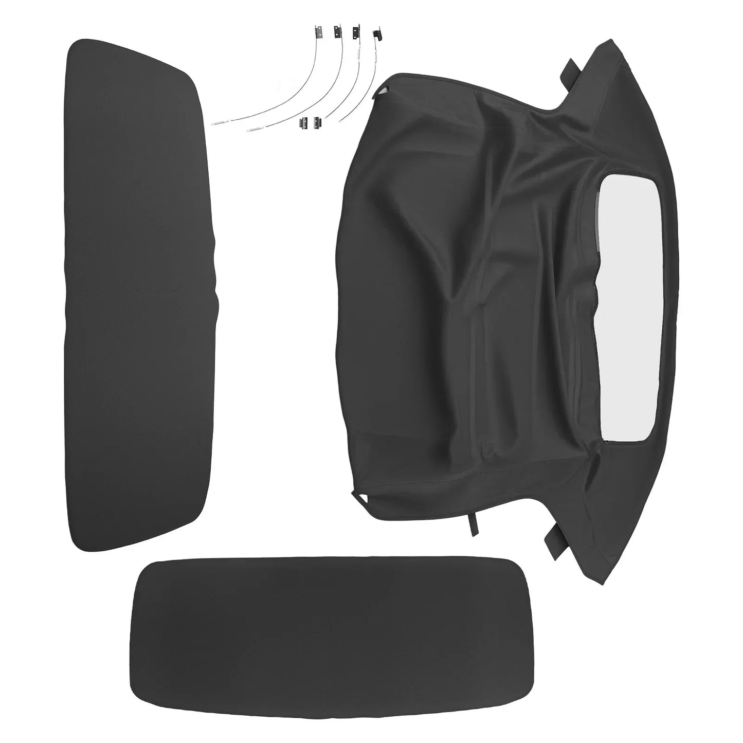 Miękki dach cabrio BMW Z3 E36 Roadster 1996–2002 PVC czarny