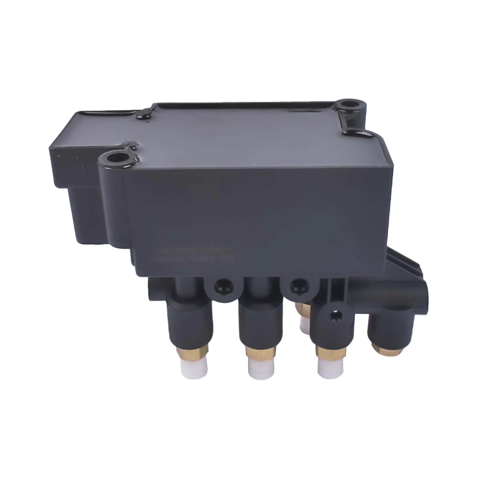 Czarny plastikowy solenoidowy zawieszenia powietrznego z pięcioma mosiężnymi końcówkami do bmw serii 7 g11 g12