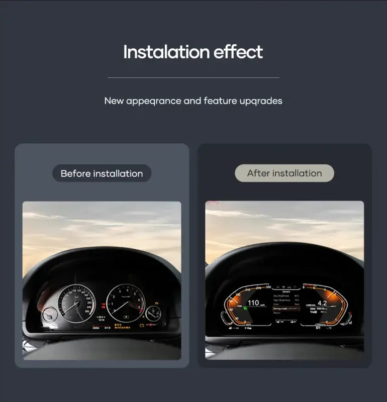 BMW 1 Series – Cyfrowa Deska Rozdzielcza LCD E81 E82 E87 E88 2006-2015 Panel Instrumentów