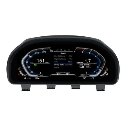 12,3-calowy Cyfrowy Klaster LCD do BMW F10 F11 F18 F06 F12 F13 F01 F02 F03 F25 F26 F15 F16 - Dla aut bez HUD
