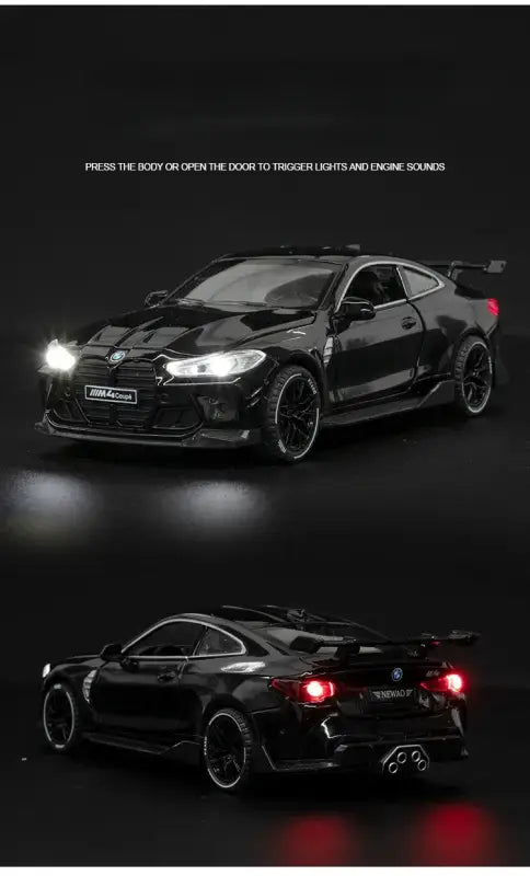 BMW M4 1:32 – Metalowy Model Sportowego Samochodu z Efektami Dźwiękowymi i Świetlnymi