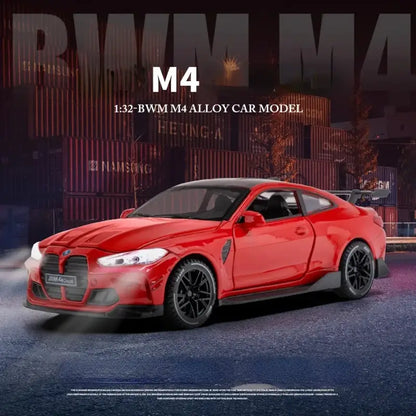 BMW M4 1:32 – Metalowy Model Sportowego Samochodu z Efektami Dźwiękowymi i Świetlnymi