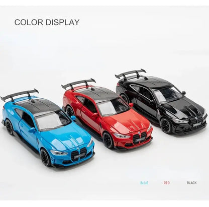 BMW M4 1:32 – Metalowy Model Sportowego Samochodu z Efektami Dźwiękowymi i Świetlnymi