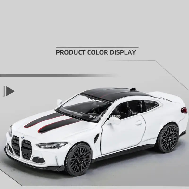 BMW M4 CSL 1/36 – Metalowy Model Z Otwieranymi Drzwiami