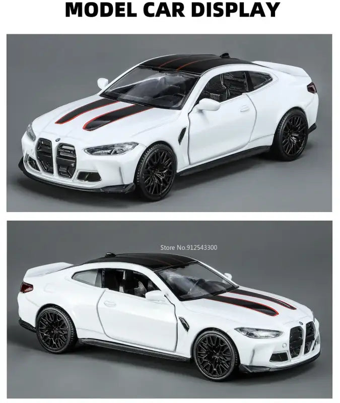 BMW M4 CSL 1/36 – Metalowy Model Z Otwieranymi Drzwiami