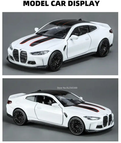 BMW M4 CSL 1/36 – Metalowy Model Z Otwieranymi Drzwiami
