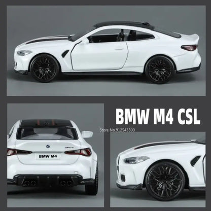 BMW M4 CSL 1/36 – Metalowy Model Z Otwieranymi Drzwiami