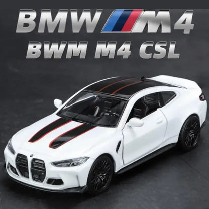 BMW M4 CSL 1/36 – Metalowy Model Z Otwieranymi Drzwiami