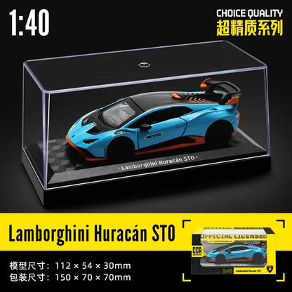 Kolekcjonerskie Modele BMW M6 GT3 Lamborghini Maserati McLaren Land Rover i Mercedes-Benz 1:36~1:47 z Akrylową Gablotą