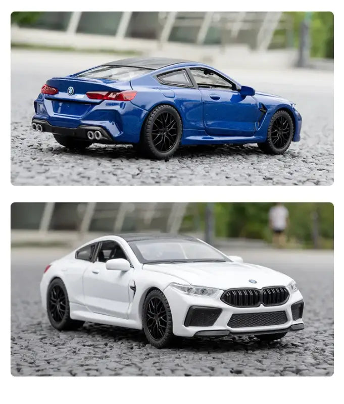 BMW M8 1:32 – Metalowy Model Samochodu z Dźwiękiem i Światłem