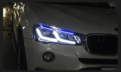 Lampy Przednie do BMW X3 F25 LED z DRL i Sygnałem (2010-2016) - Multigenus