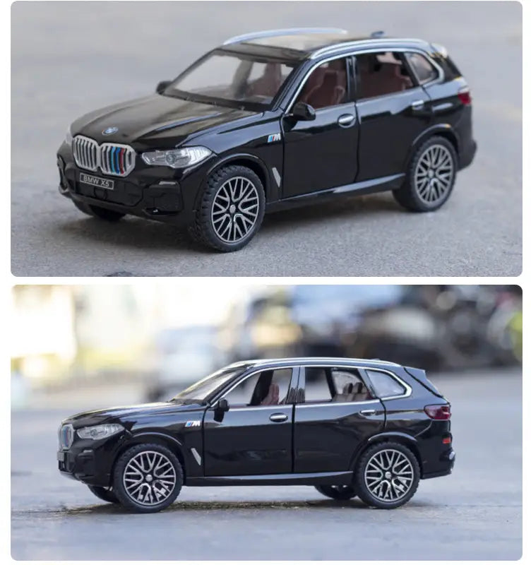 BMW X5 1:32 – Metalowy Model SUV z Efektami Dźwiękowymi i Świetlnymi - Czarny bez pudełka