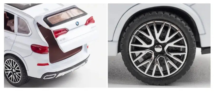 BMW X5 1:32 – Metalowy Model SUV z Efektami Dźwiękowymi i Świetlnymi - Czarny bez pudełka