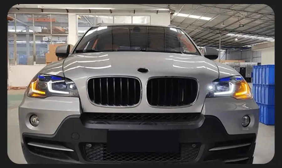Lampy przednie do BMW X5 E70 2007-2013 LED dzienne DRL, Hid - Multigenus