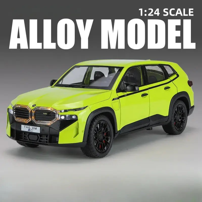 XM SUV 1:24 – Metalowy Model Terenowy z Dźwiękiem i Światłem - Zielony