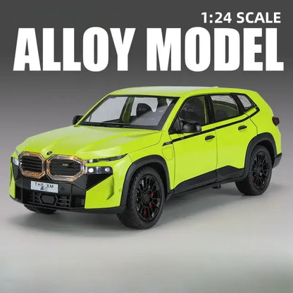 XM SUV 1:24 – Metalowy Model Terenowy z Dźwiękiem i Światłem - Zielony