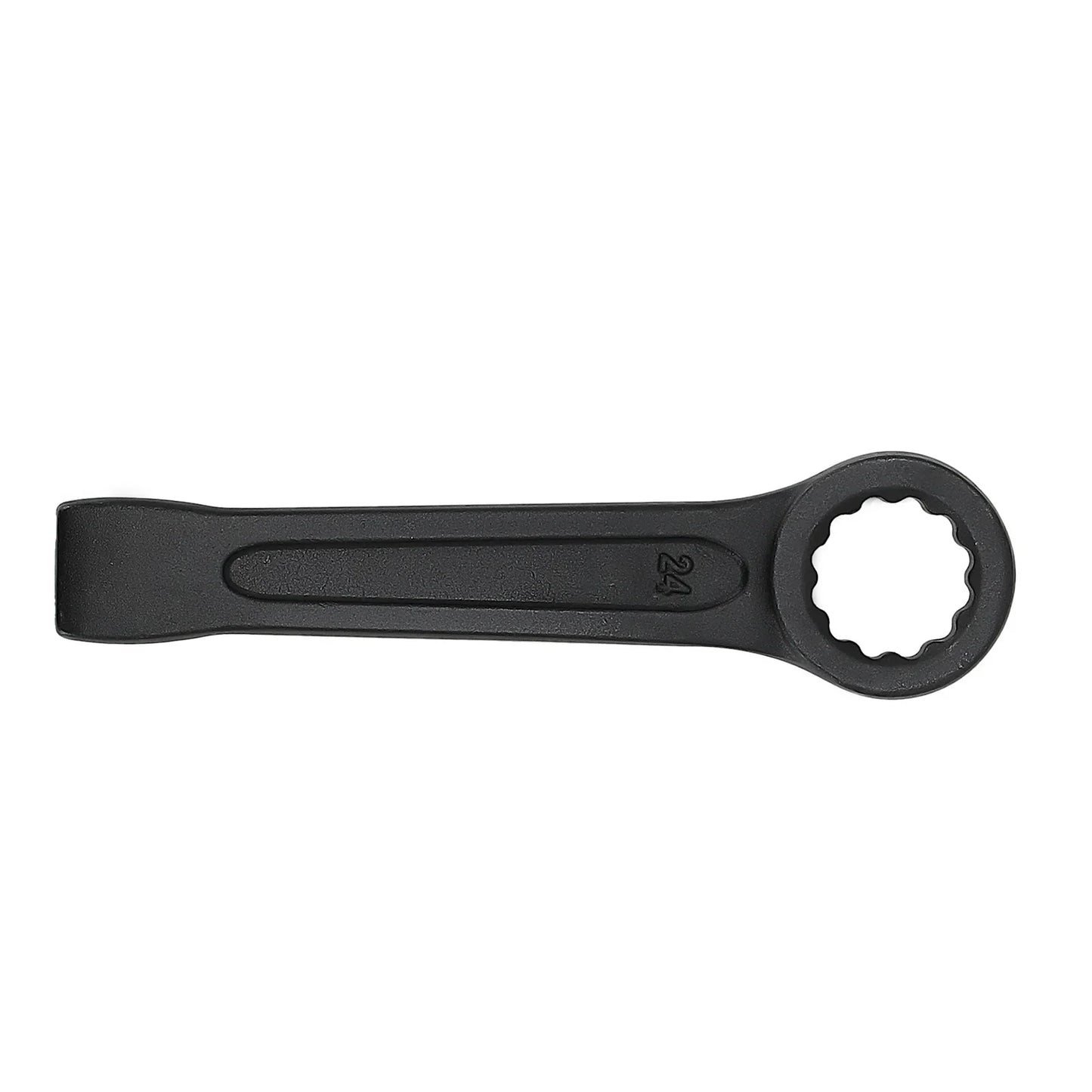 Klucz oczkowy udarowy 24 mm CrV 12-kątny 165 mm