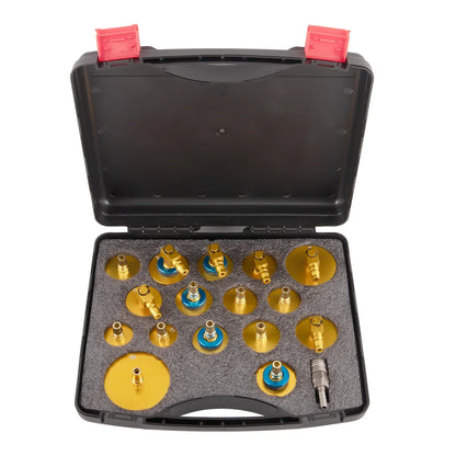 Brake Bleeder Kits Master Cylinder Adapters Set Brake Oil Fluid Bleeding Tools