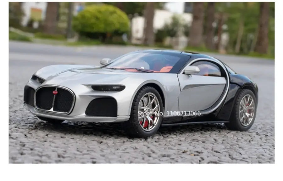 Bugatti Atlantic 1:24 – Metalowy Model Zabawki z Dźwiękiem i Światłem