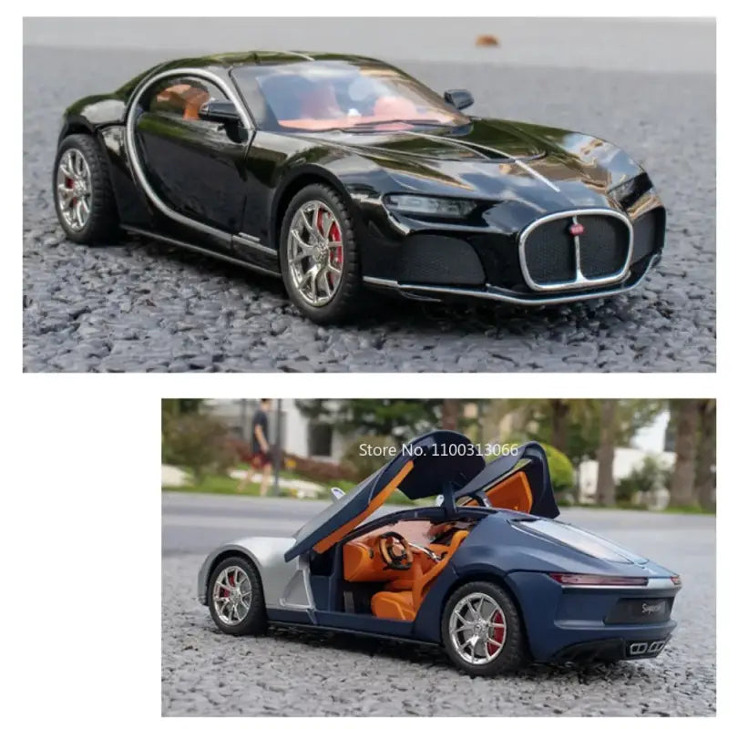 Bugatti Atlantic 1:24 – Metalowy Model Zabawki z Dźwiękiem i Światłem