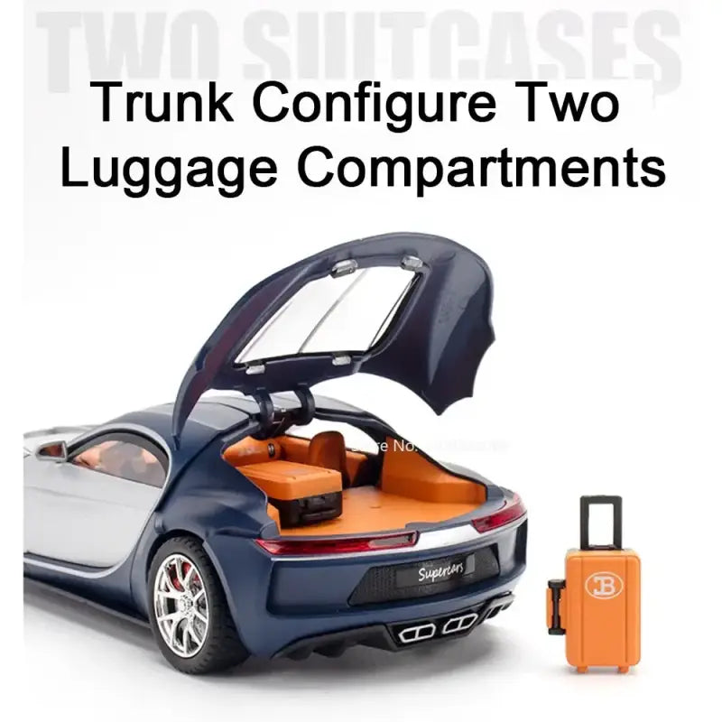 Bugatti Atlantic 1:24 – Metalowy Model Zabawki z Dźwiękiem i Światłem