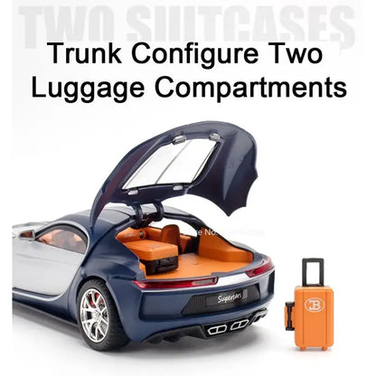 Bugatti Atlantic 1:24 – Metalowy Model Zabawki z Dźwiękiem i Światłem