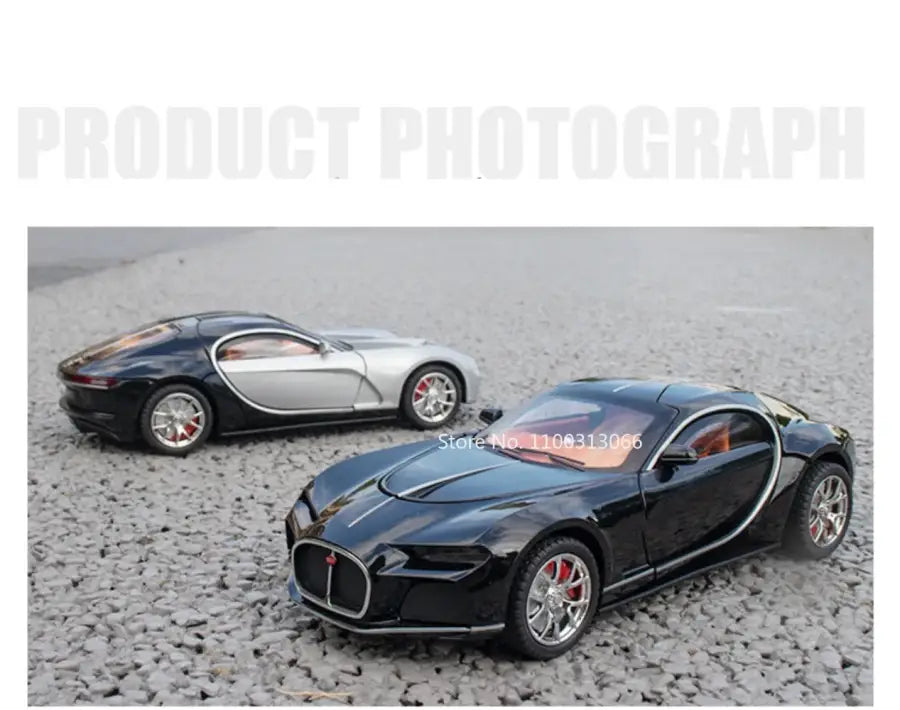 Bugatti Atlantic 1:24 – Metalowy Model Zabawki z Dźwiękiem i Światłem