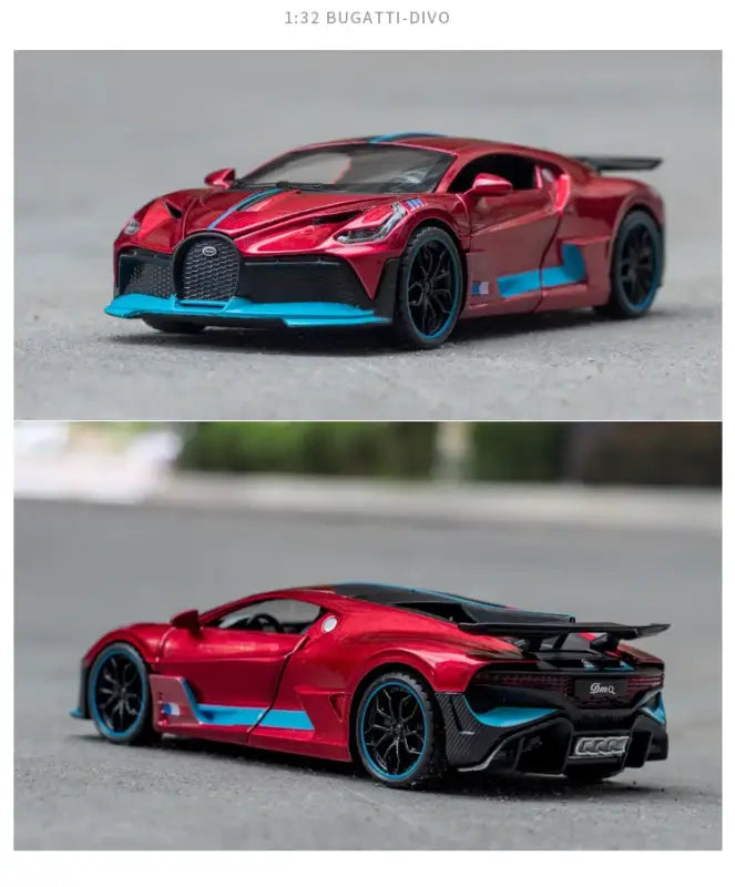 Bugatti Divo 1/32 Metalowy Model z Efektami Świetlnymi