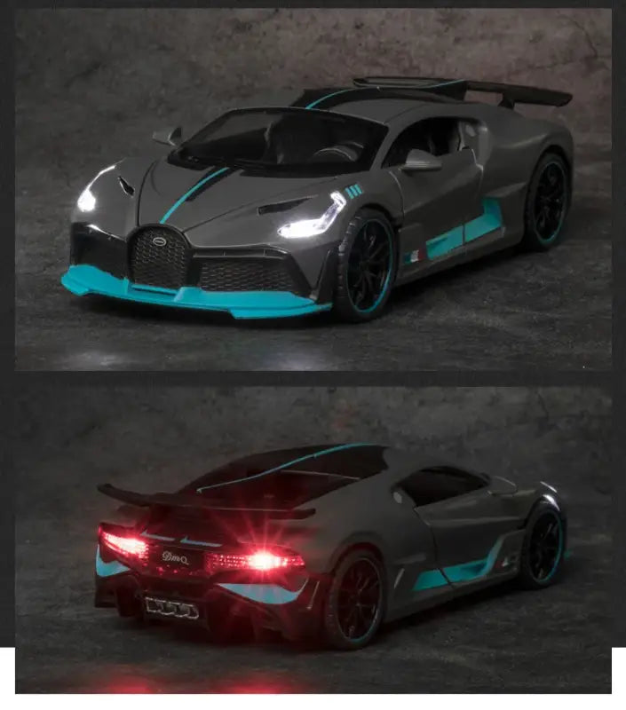 Bugatti Divo 1/32 Metalowy Model z Efektami Świetlnymi