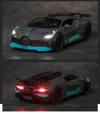 Bugatti Divo 1/32 Metalowy Model z Efektami Świetlnymi