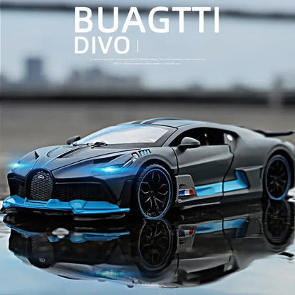 Bugatti Divo 1/32 – Metalowy Model Samochodu z Efektami Świetlnymi Zabawka Kolekcjonerska dla Chłopców
