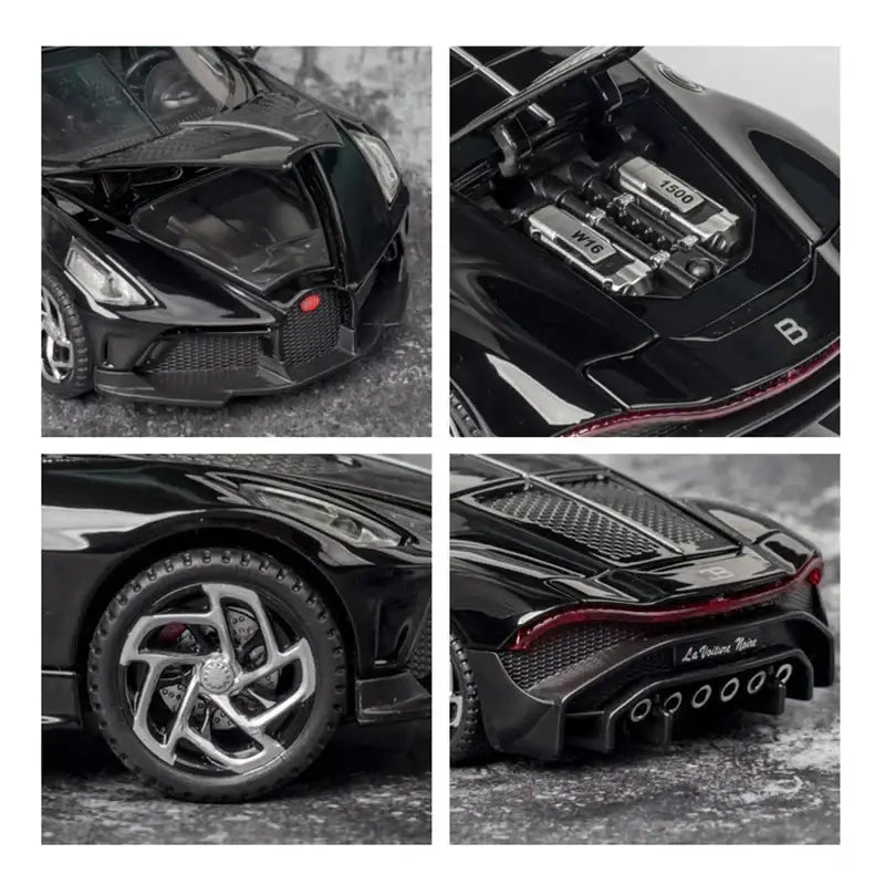 BGT La Voiture Noire 1:32 – Metalowy Model Samochodu Kolekcjonerska Replika Limitowana Edycja