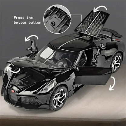 BGT La Voiture Noire 1:32 – Metalowy Model Samochodu Kolekcjonerska Replika Limitowana Edycja