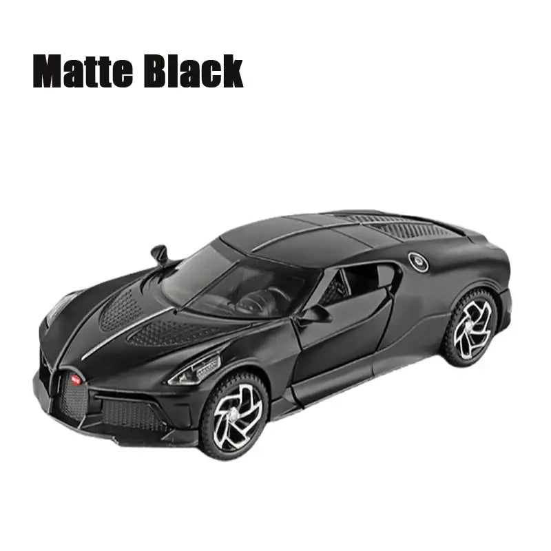 BGT La Voiture Noire 1:32 – Metalowy Model Samochodu Kolekcjonerska Replika Limitowana Edycja - Matowy czarny