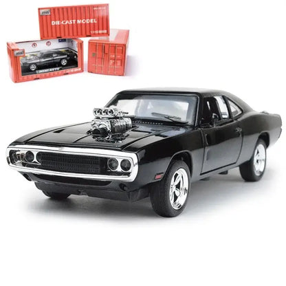 Charger 1970 1/32 – Metalowy Model Samochodu Die-Cast - Czarny z pudełkiem