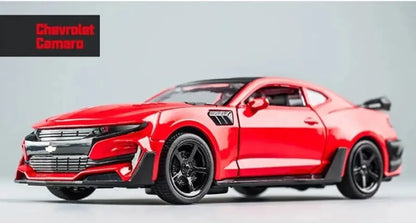 Chevrolet Camaro 1:32 – Metalowy Model z Otwieranymi Drzwiami i Efektami Dźwiękowymi