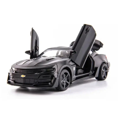 Chevrolet Camaro 1:32 – Metalowy Model z Otwieranymi Drzwiami i Efektami Dźwiękowymi - Czarny