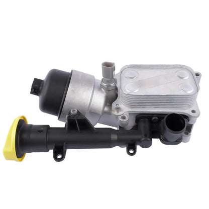 Srebrny aluminiowy olejowy miska silnika ap01 z czarnymi plastikowymi elementami i żółtą korkiem do fiat doblo opel astra 2010fwd169066 opel