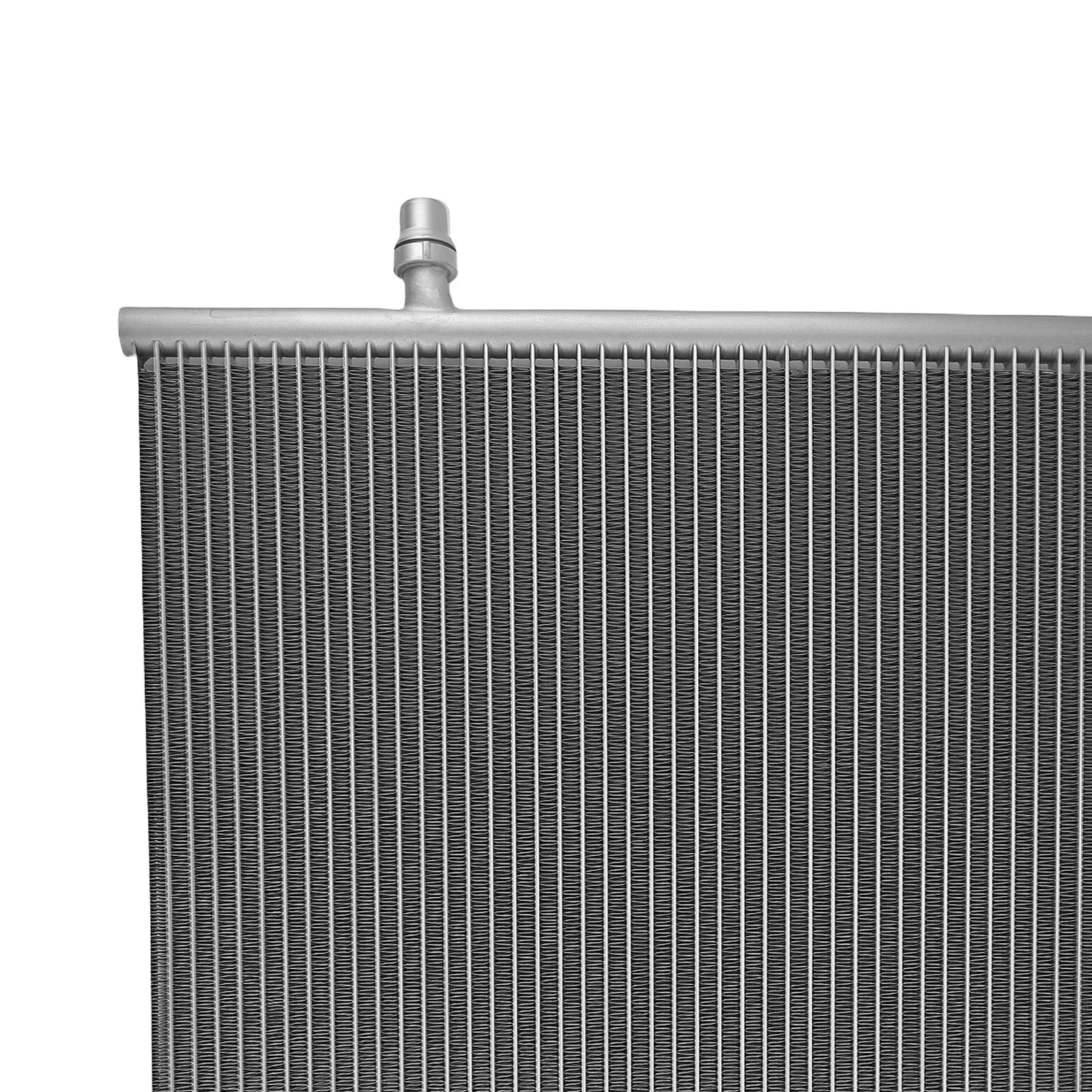 Silverowa chłodnica downflow z aluminium z żebrowaniem do mercedes c300 w205 2.0l 2015 2016