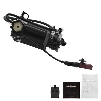 Compressor air suspension pump engine 6/8 cylinder 4E0616007 + relay For Audi A8